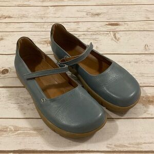 Kalso Earth Dash Blue Mary Jane Shoes Size 9